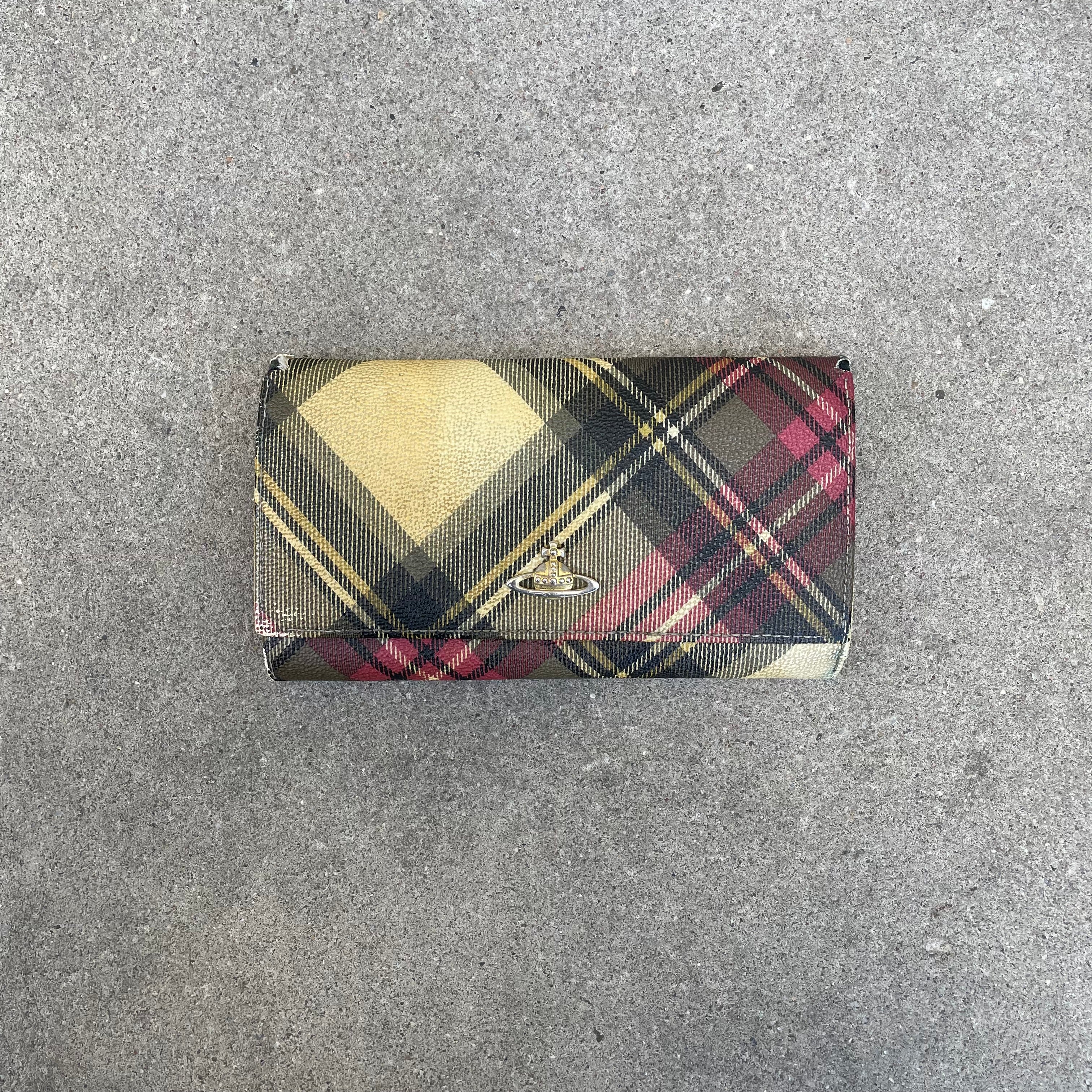 Vivienne Westwood long leather wallet