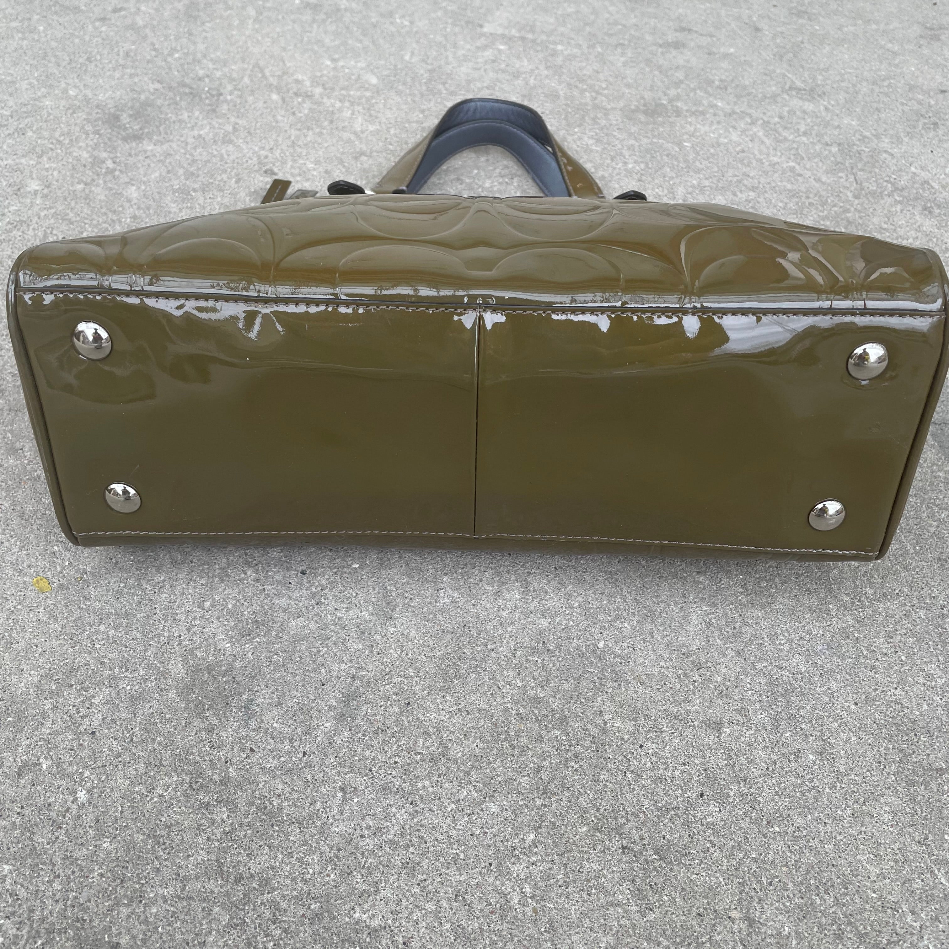 coach Boston bag in Patent leather