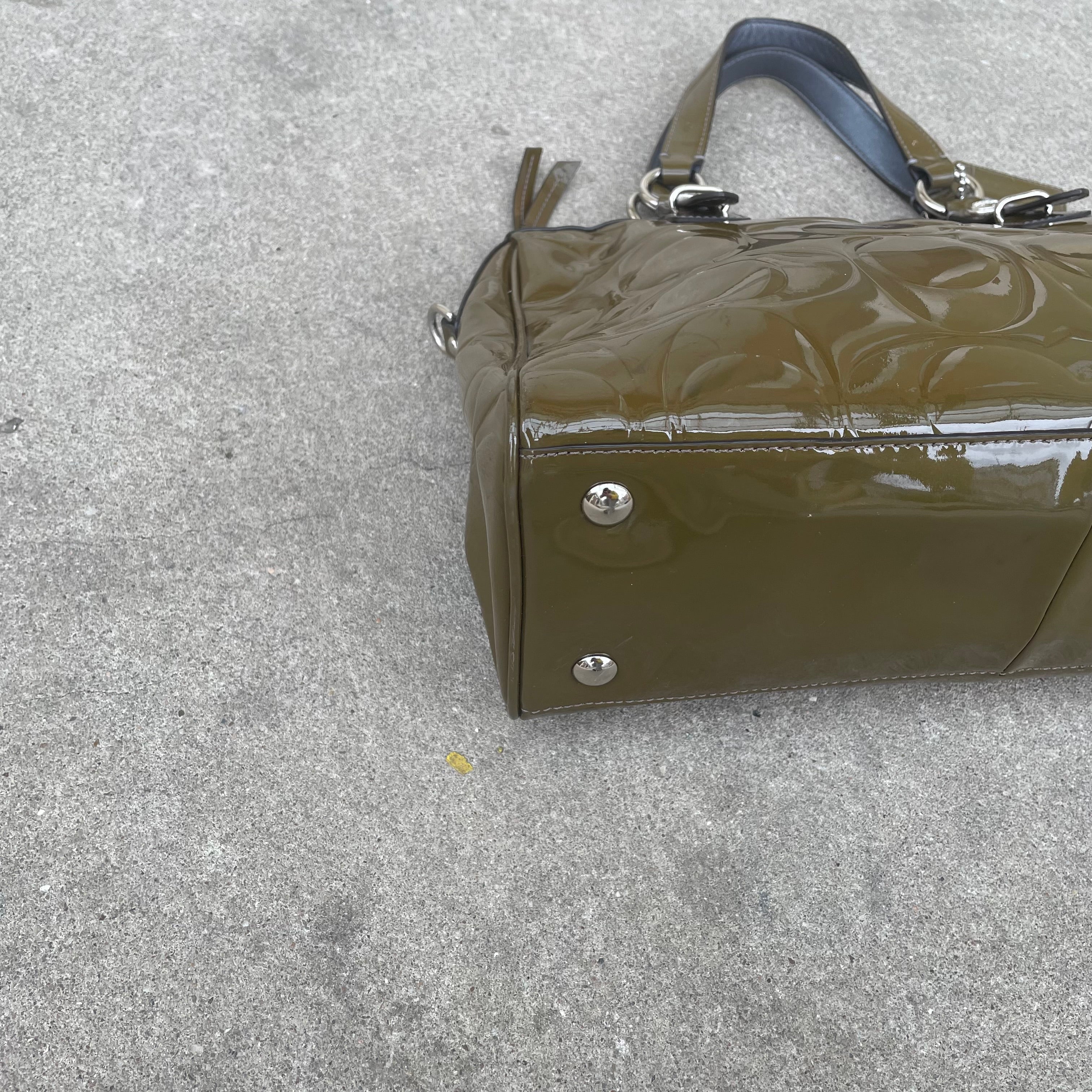 coach Boston bag in Patent leather