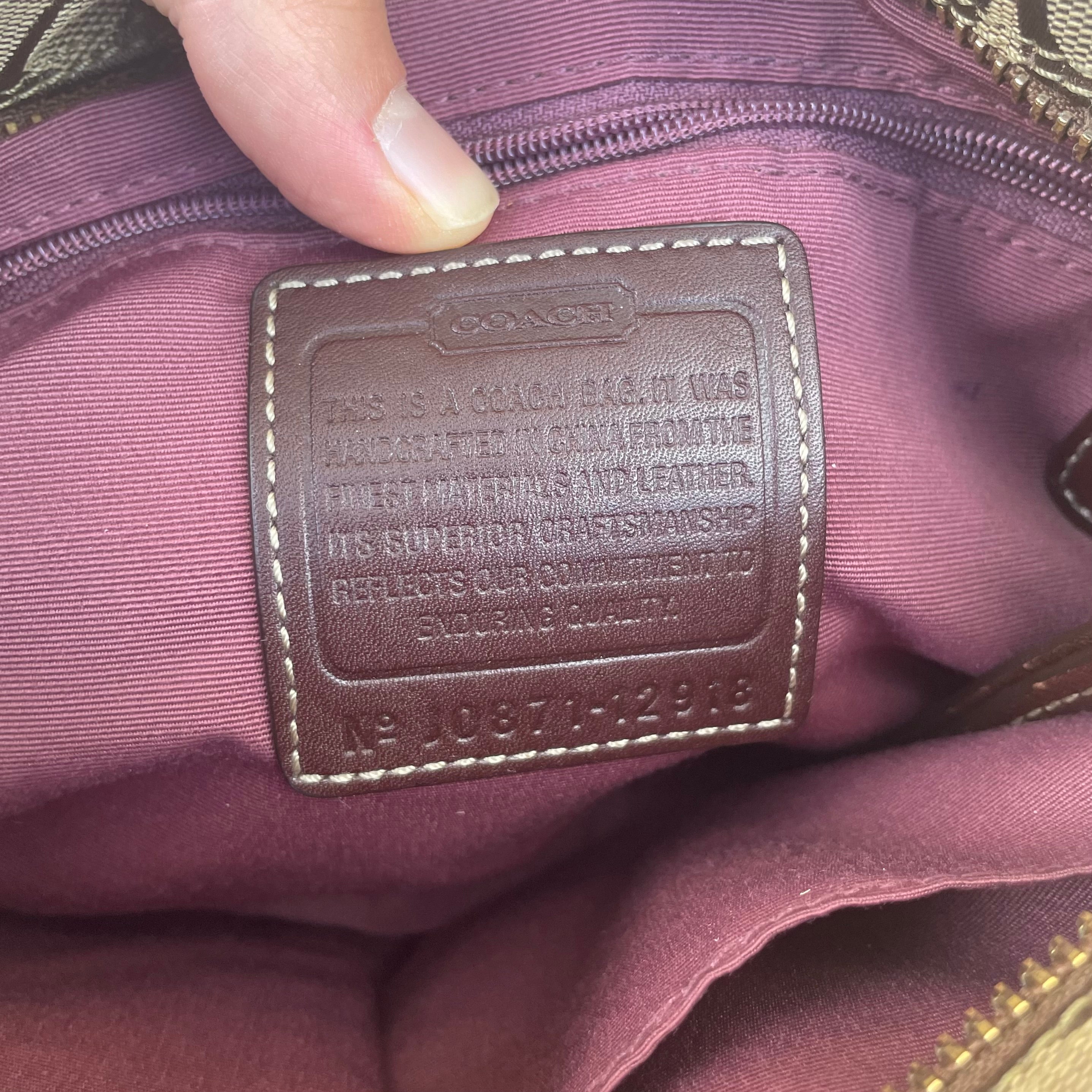 Coach mini bag