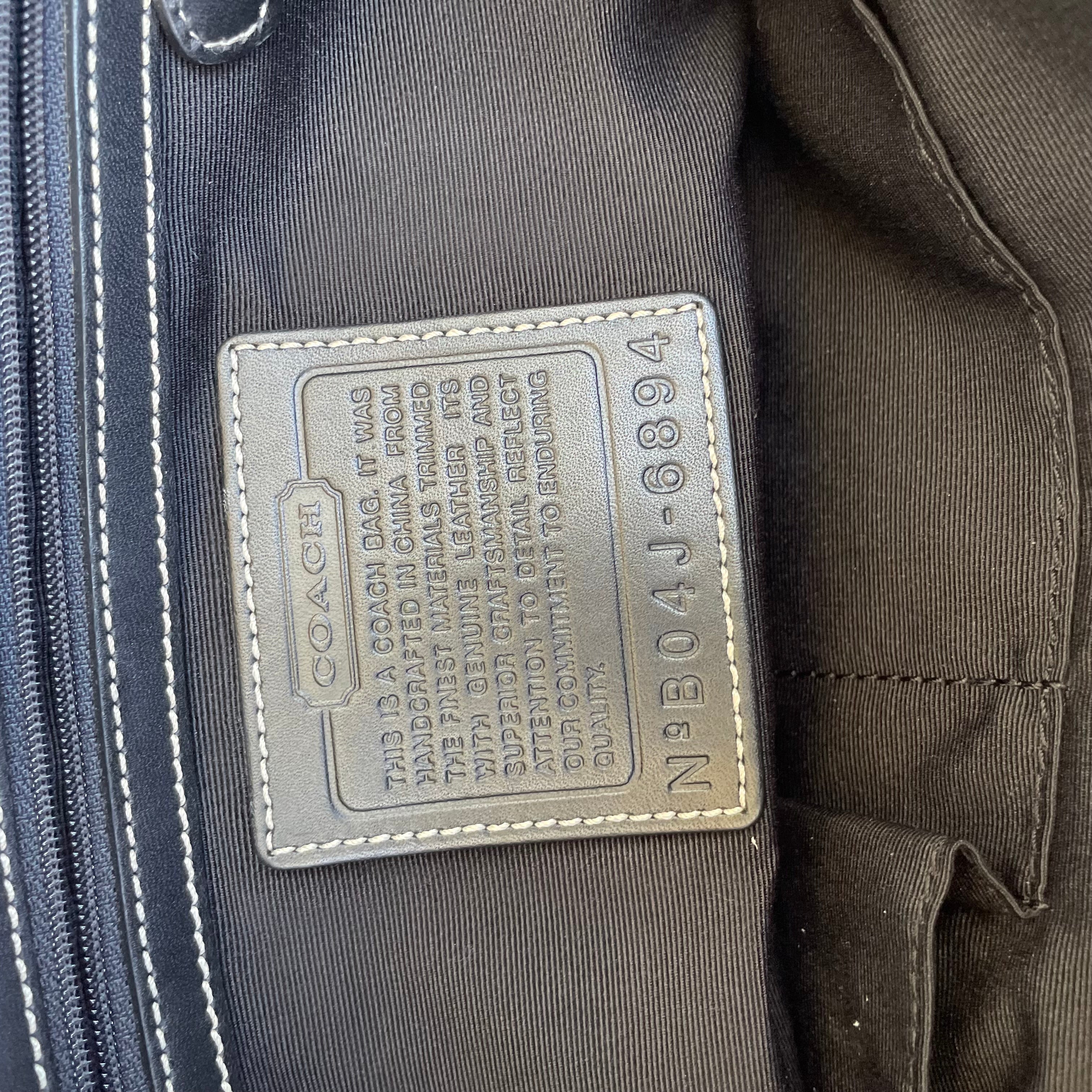 Coach black shoulder bag