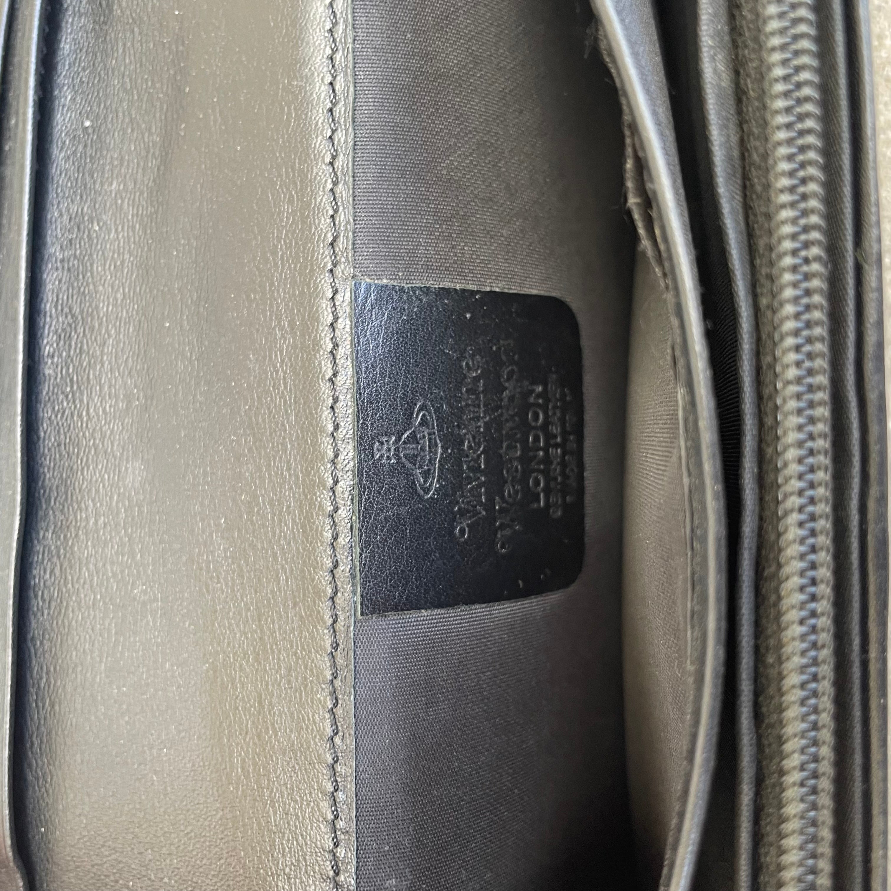 Vivienne Westwood long leather wallet