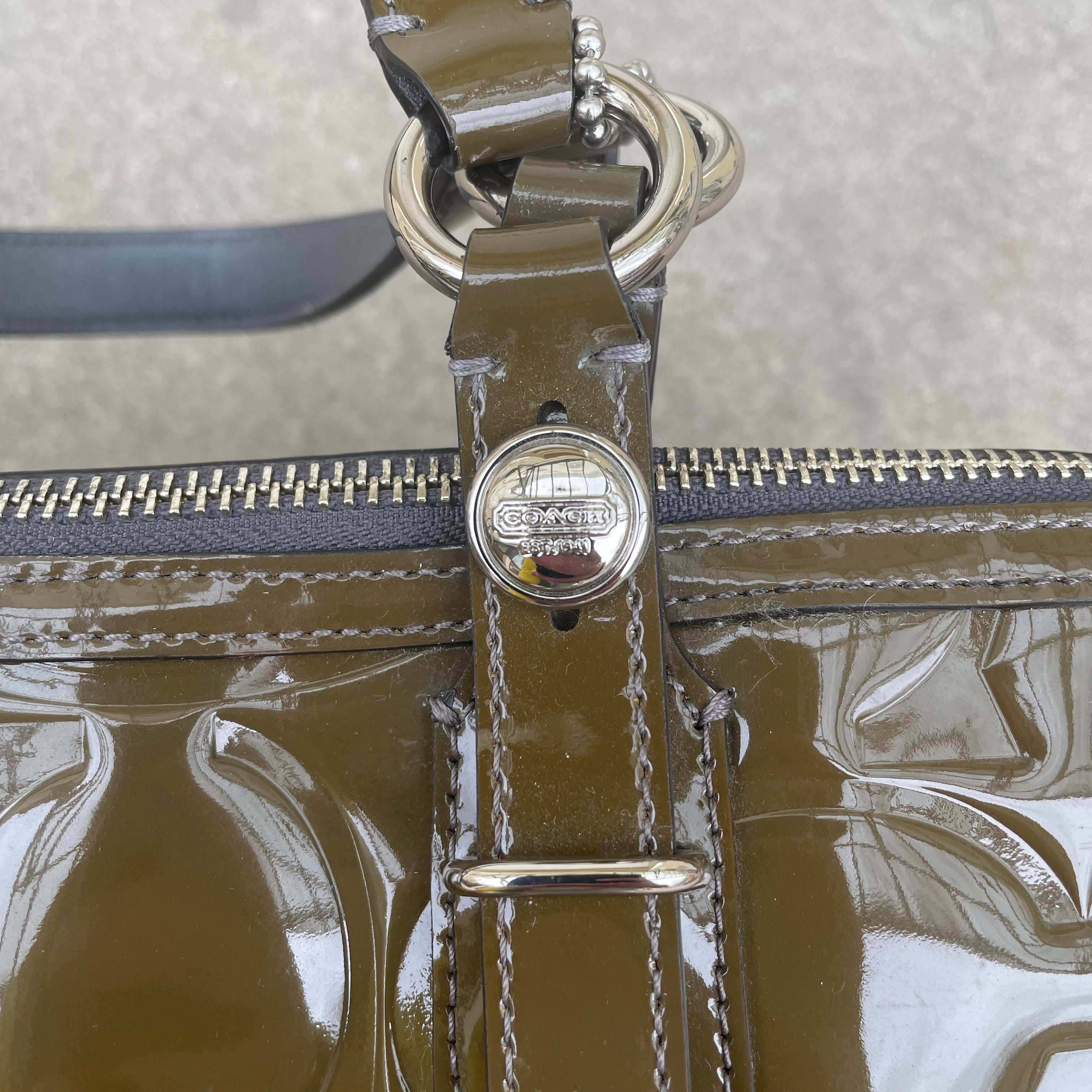 coach Boston bag in Patent leather